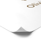 Poster Fleur Teapot Time for Tea Fête des mariées Welcome (Coin)