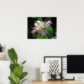 Poster Fleur trois (Bureau à domicile)