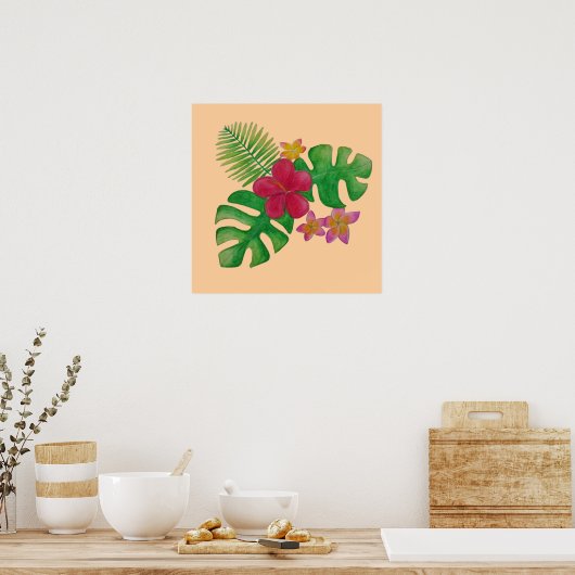 Poster Fleur tropicale (Cuisine)