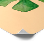 Poster Fleur tropicale (Coin)