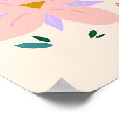 Poster Fleur tropicale | 02 (Coin)