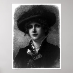 Poster Fleur tropicale - Frederick Dielman - 1891