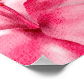 Poster Fleur tropicale - signe d'accueil de la douche nup (Coin)