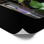 Poster Fleur Vapeur et rose (Coin)