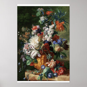 Poster Fleur Vase Art Fleur Fleurs Vintages