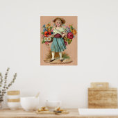 Poster Fleur victorienne (Cuisine)