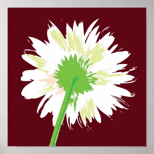 Poster Fleur vintage (Devant)