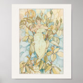 Poster Fleur vintage (Devant)