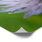 Poster Fleur violette claire (Coin)