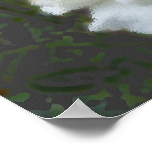 Poster Fleur Zen (Coin)