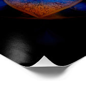 Poster Fleur ZEN cosmique (Coin)