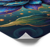 Poster FleurDeLotusBleue (Coin)