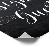 Poster fleurie s'il vous plaît signer notre panneau de li (Coin)