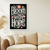 Poster Fleurir avec espoir