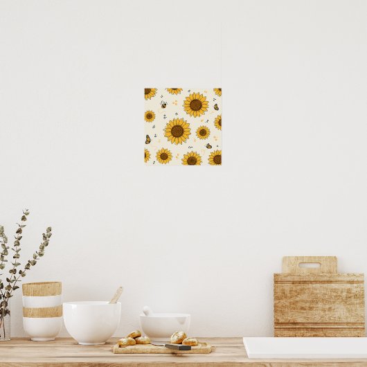 Poster Fleurir comme un tournesol (Cuisine)