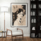 Poster Fleurir entre les ombres