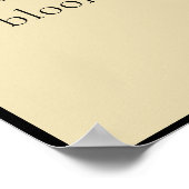 Poster Fleurir inspiration motivationnel (Coin)