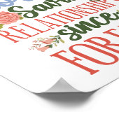 Poster Fleuriste Floristes Économiser Des Relations Depui (Coin)