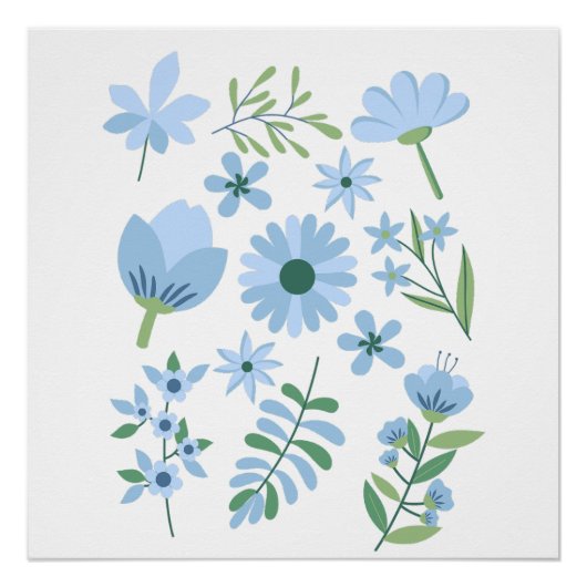 Poster Fleurs (Devant)