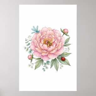 Poster fleurs 