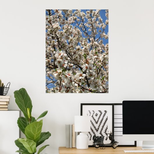 Poster fleurs (Bureau à domicile)