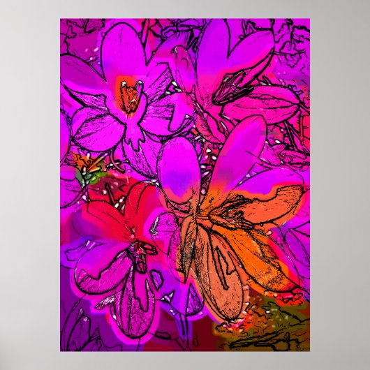 POSTER FLEURS (Devant)