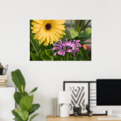 Poster Fleurs (Bureau à domicile)