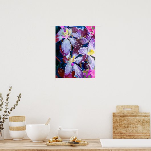 POSTER FLEURS (Cuisine)