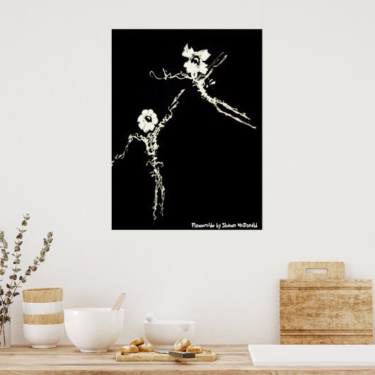 Poster Fleurs (Cuisine)