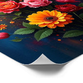 Poster Fleurs (Coin)