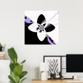 Poster Fleurs (Bureau à domicile)