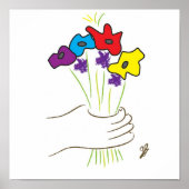 Poster fleurs (Devant)