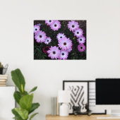 Poster Fleurs (Bureau à domicile)
