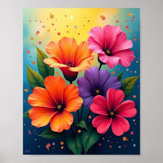 Poster Fleurs (Devant)