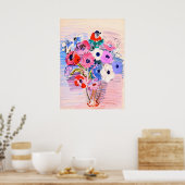 POSTER FLEURS (Cuisine)