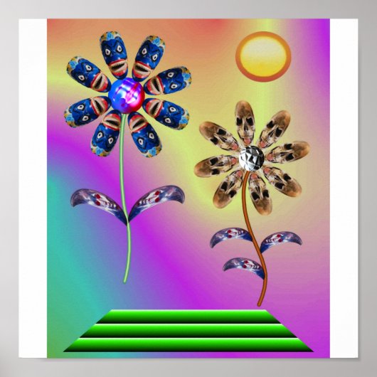 Poster Fleurs (Devant)