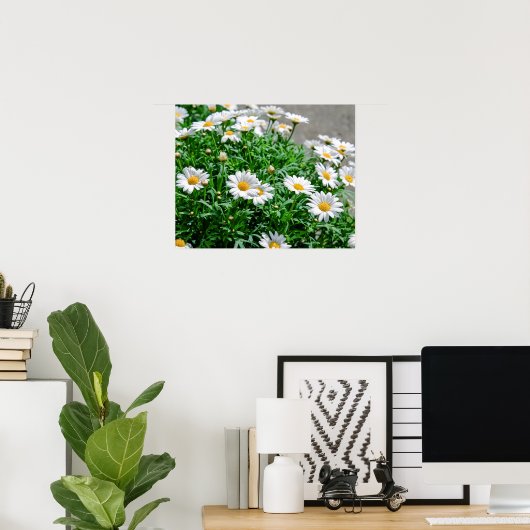 Poster Fleurs (Bureau à domicile)