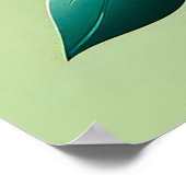 Poster Fleurs 3d colorées (Coin)