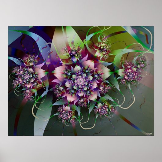 Poster fleurs 5 (Devant)