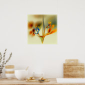 Poster Fleurs Abstraites (Cuisine)