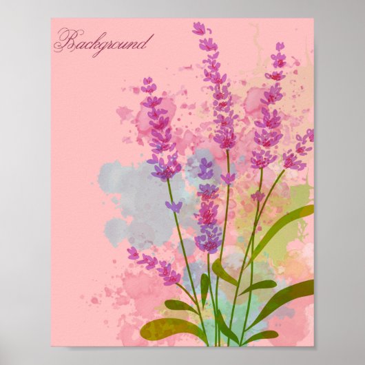 Poster Fleurs adorables (Devant)