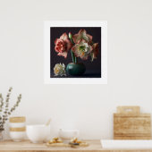 Poster Fleurs Amaryllis (Cuisine)