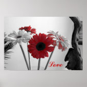 Poster Fleurs, Amour (Devant)