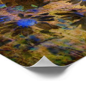 Poster Fleurs amusantes (Coin)