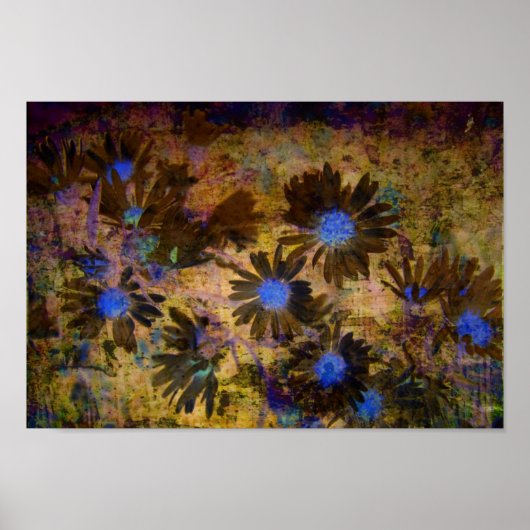 Poster Fleurs amusantes (Devant)
