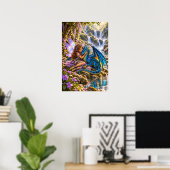 Poster Fleurs apparentées (Bureau à domicile)