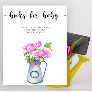 Poster Fleurs aquarelle - livres pour bébé