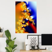 Poster Fleurs au printemps (Bureau à domicile)