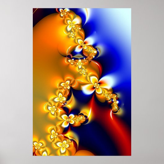 Poster Fleurs au printemps (Devant)