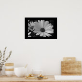 Poster Fleurs B&W (Cuisine)